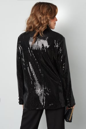 Blazer glitzernd schick - Schwarz - S h5 Bild9